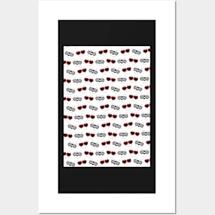 Cats sunglasses pattern, Cats print, Pattern, Funny print, Funny art, Modern art, Wall art, Print, Minimalistic, Modern, Humor Posters and Art